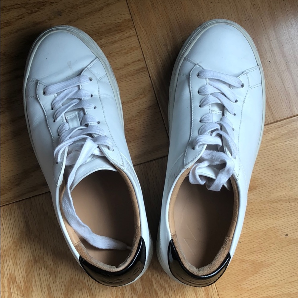 KOIO White Platform Sneakers